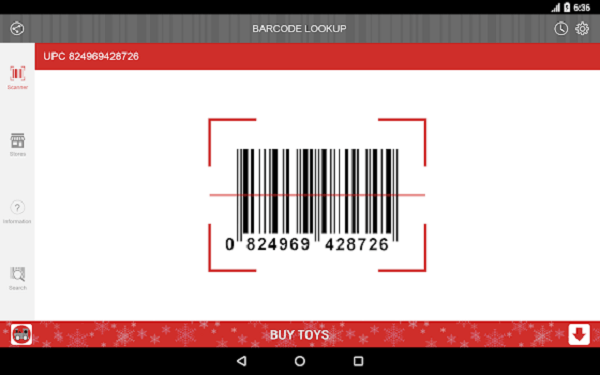 Barcode lookup