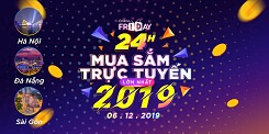 Ngay hoi mua sam Online Friday chinh thuc dien ra tu ngay 2/12