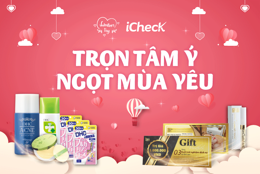 iCheck đổ cả tỷ đồng quà tặng nhân dịp Valentine