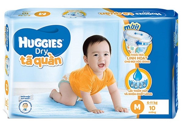 Bỉm huggies thật giả