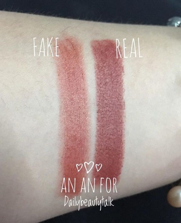 Độ lên màu của thỏi son Độ lên màu của thỏi son