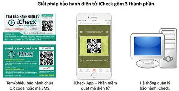 Tem bao hanh dien tu cua iCheck co kho su dung khong?