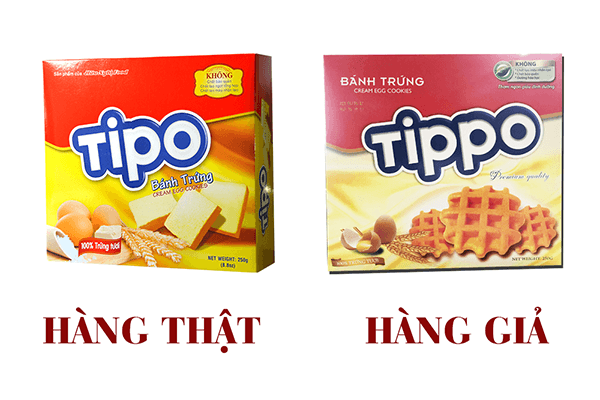 Hàng giả nhái trên thị trường