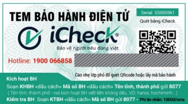 Tem bao hanh dien tu QR co gi khac biet?