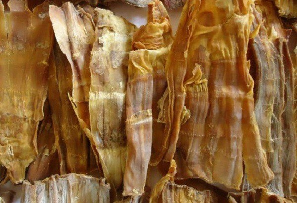 Nhận biết măng khô qua màu sắc