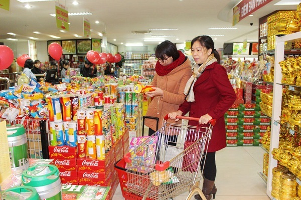 Mã Qr code phủ sóng sản phẩm trong các siêu thị ngày giáp tết