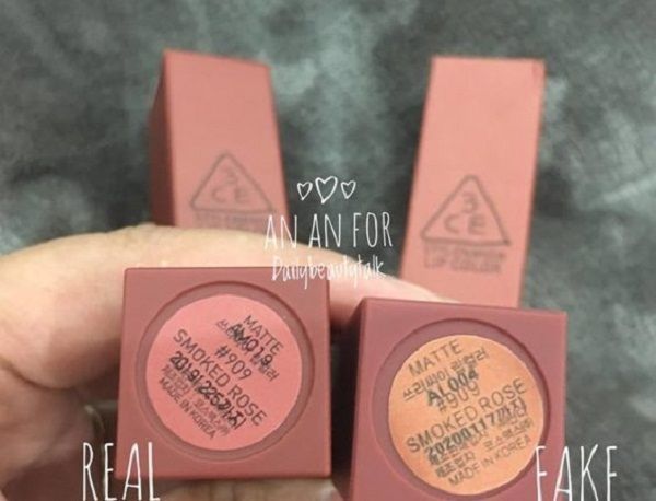 Tem tròn dán ở đáy son Tem tròn dán ở đáy son