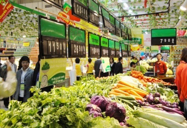 Thực phẩm bày bán tại các siêu thị lớn